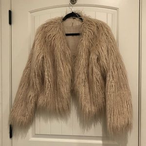 Free People Faux Shearling Jacket